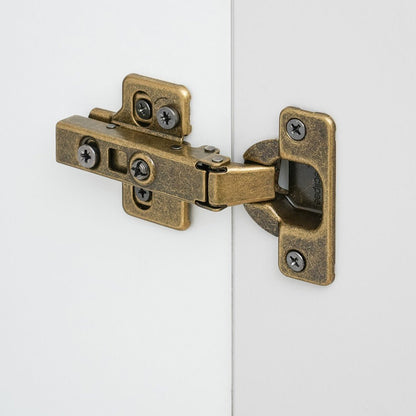 Frisco Eclipse Full Overlay 3D Adjustable Cabinet Hinge 105 Degree (Soft Close) (Pair) - JJ Building Materials