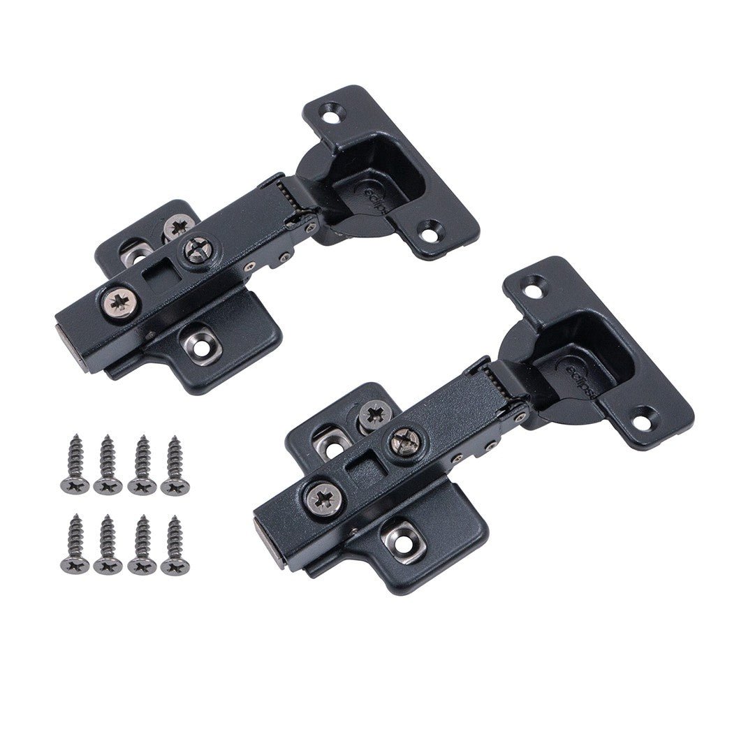 Frisco Eclipse Full Overlay 3D Adjustable Cabinet Hinge 105 Degree (Soft Close) (Pair) - JJ Building Materials