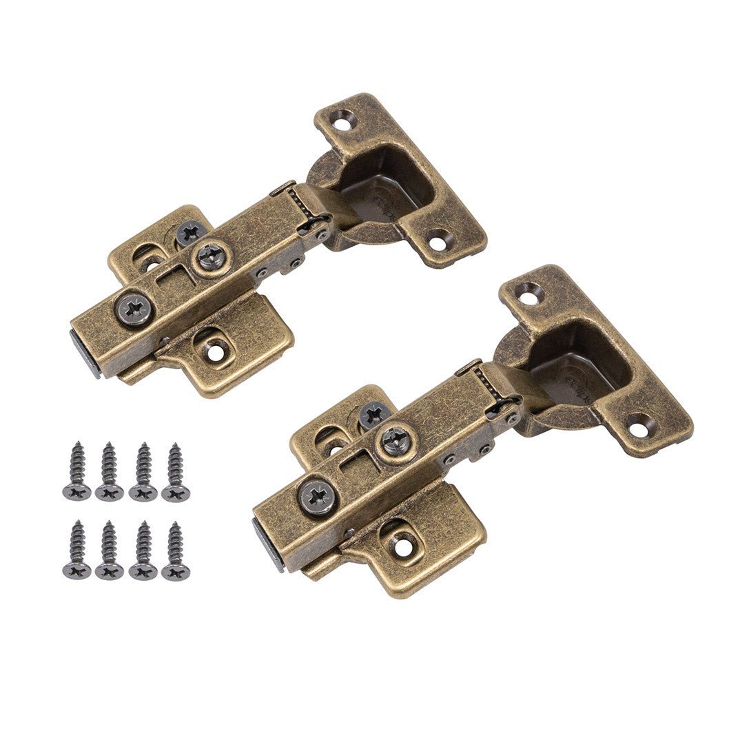 Frisco Eclipse Full Overlay 3D Adjustable Cabinet Hinge 105 Degree (Soft Close) (Pair) - JJ Building Materials