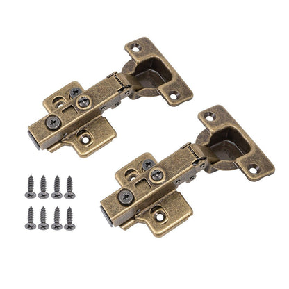 Frisco Eclipse Full Overlay 3D Adjustable Cabinet Hinge 105 Degree (Soft Close) (Pair) - JJ Building Materials