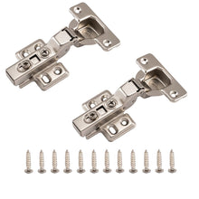 Frisco Eclipse Half Overlay 35mm Clip on Cabinet Hinge (Soft Close) (Pair) - JJ Building Materials