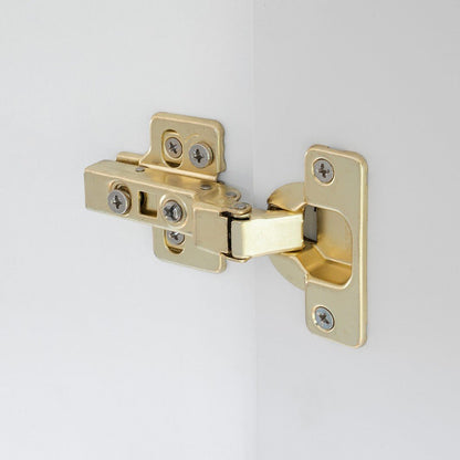 Frisco Eclipse Half Overlay 3D Adjustable Cabinet Hinge 105 Degree (Soft Close) (Pair) - JJ Building Materials