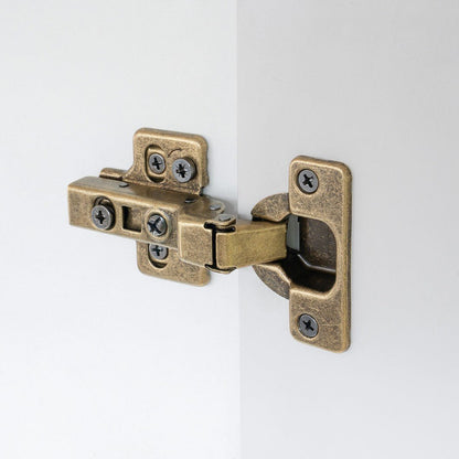 Frisco Eclipse Half Overlay 3D Adjustable Cabinet Hinge 105 Degree (Soft Close) (Pair) - JJ Building Materials