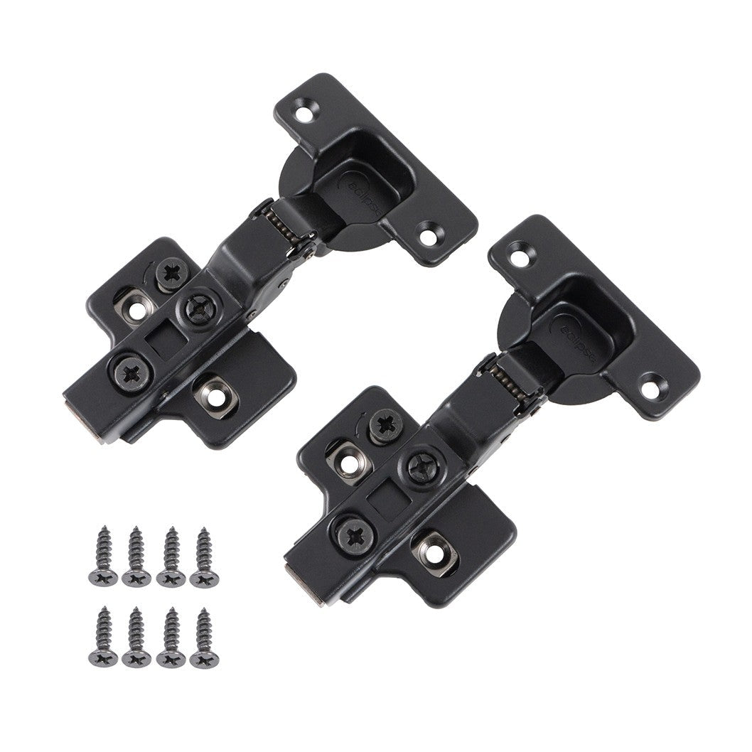 Frisco Eclipse Half Overlay 3D Adjustable Cabinet Hinge 105 Degree (Soft Close) (Pair) - JJ Building Materials