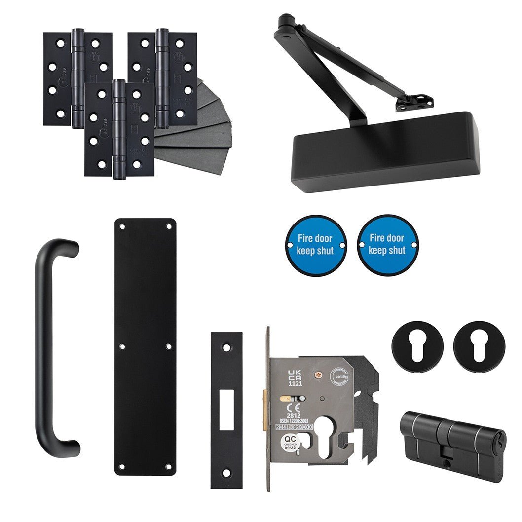 Frisco Eclipse Heavy Duty Corridor Locking 80kg Door Kit - JJ Building Materials