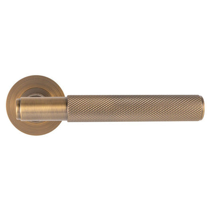 Frisco Eclipse Knurled Lever on Rose - JJ Building Materials