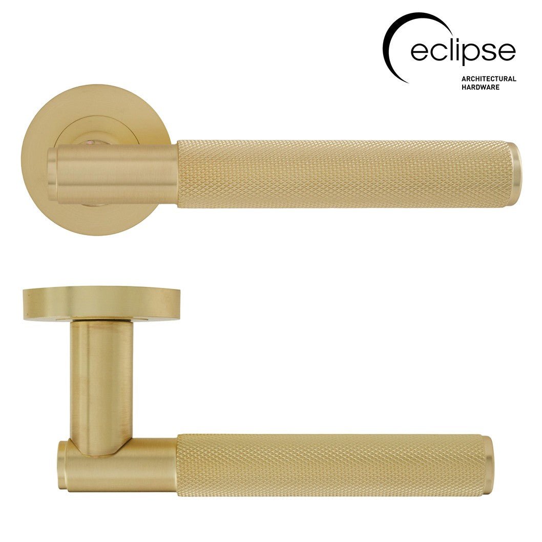 Frisco Eclipse Knurled Lever on Rose - JJ Building Materials