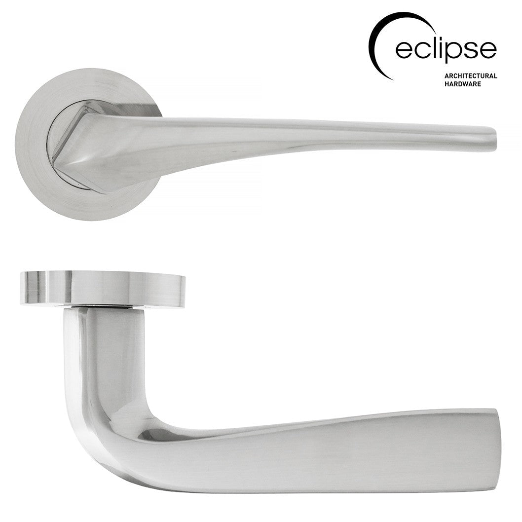 Frisco Eclipse Lanza Lever on Rose - JJ Building Materials