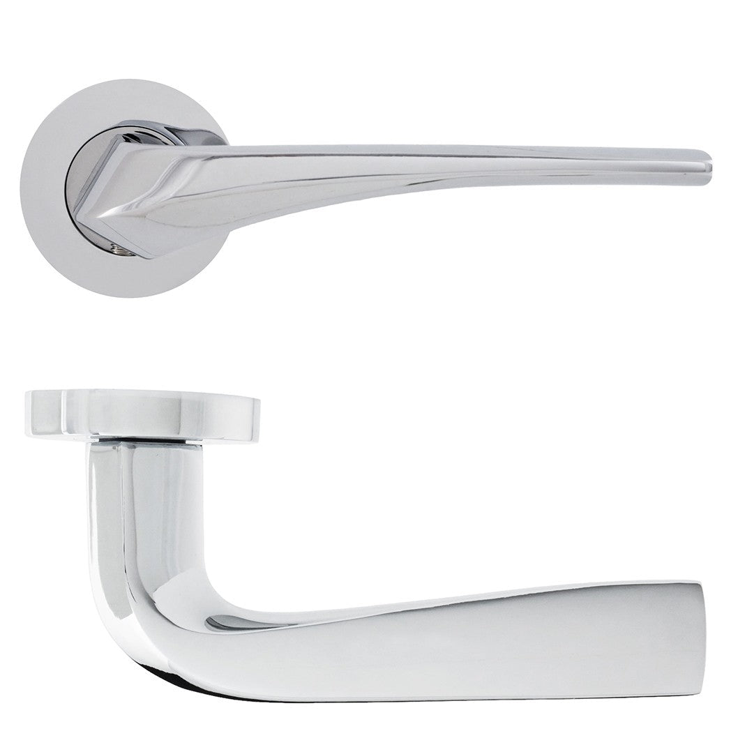 Frisco Eclipse Lanza Lever on Rose - JJ Building Materials