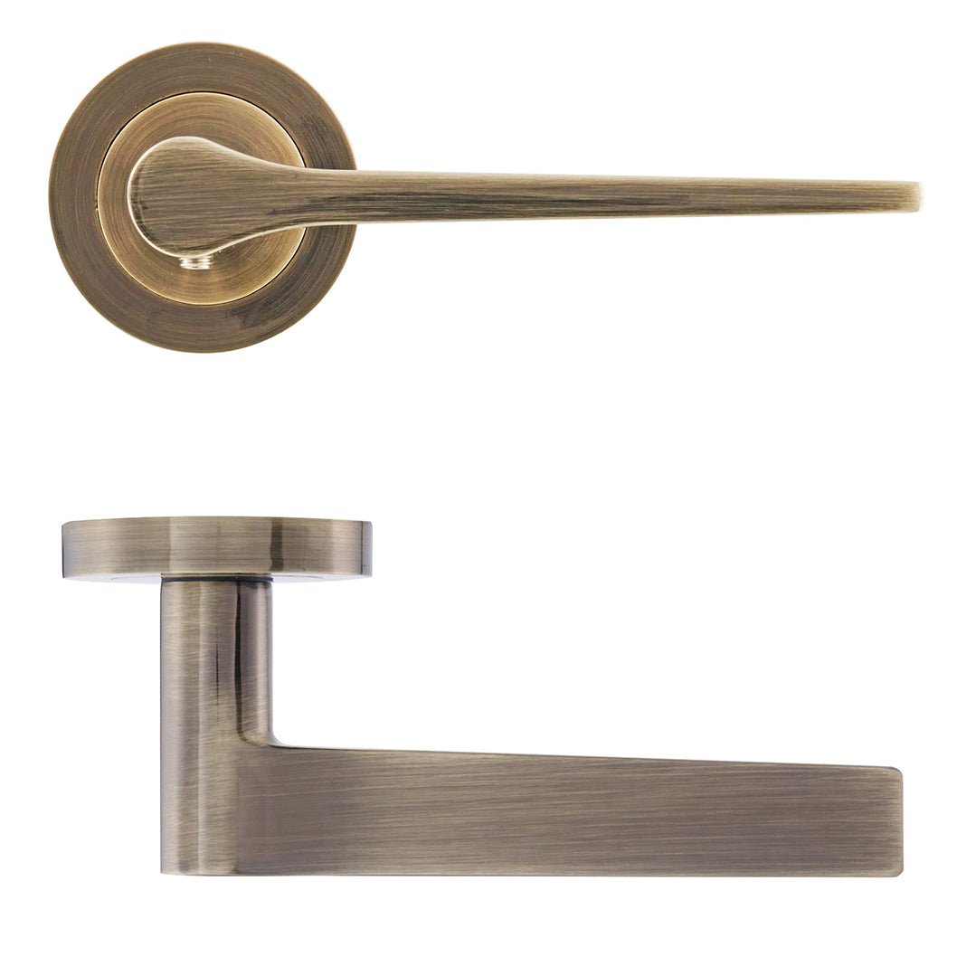 Frisco Eclipse Monte Lever on Rose - JJ Building Materials