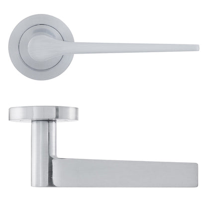 Frisco Eclipse Monte Lever on Rose - JJ Building Materials