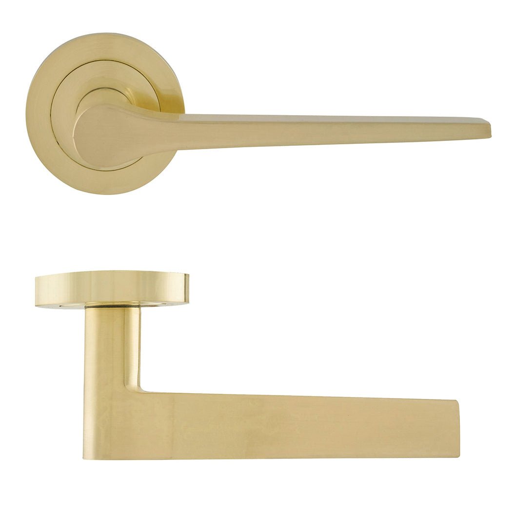 Frisco Eclipse Monte Lever on Rose - JJ Building Materials