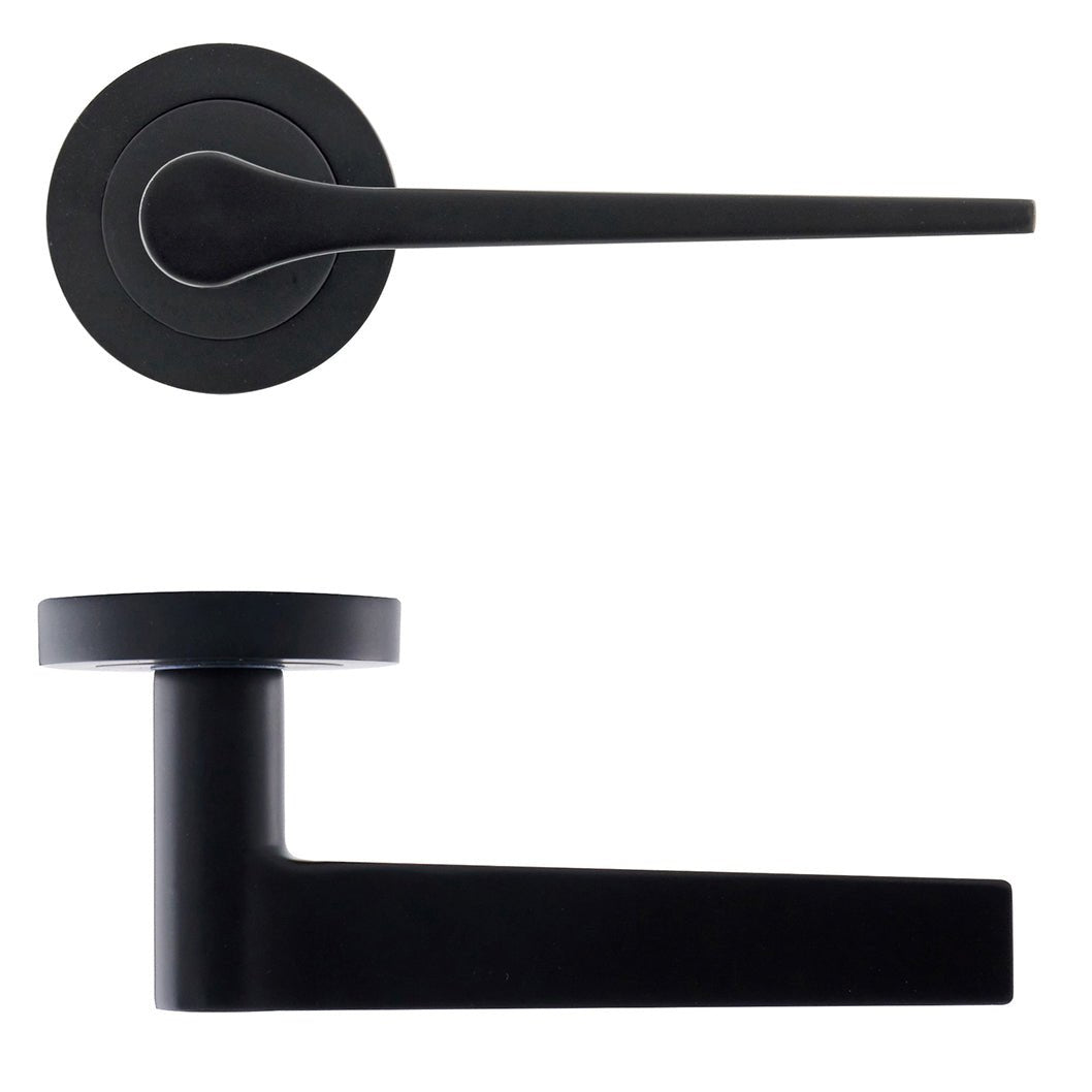 Frisco Eclipse Monte Lever on Rose - JJ Building Materials