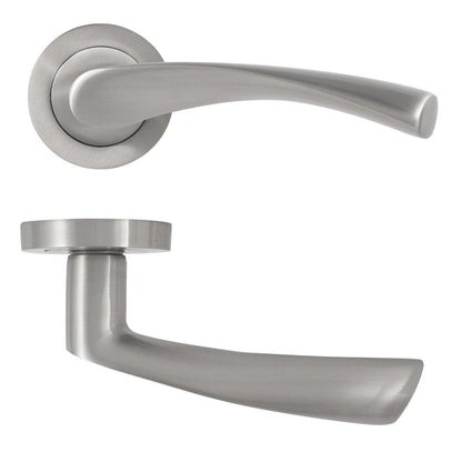 Frisco Eclipse Monza Lever on Rose (Pre-Pack) - JJ Building Materials