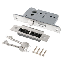 Frisco Eclipse Nickel Plated 3 Lever Mortice Sashlock - JJ Building Materials