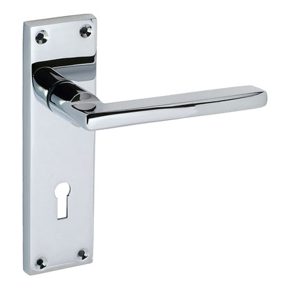 Frisco Eclipse Polished Chrome Auriga Lever Set - JJ Building Materials