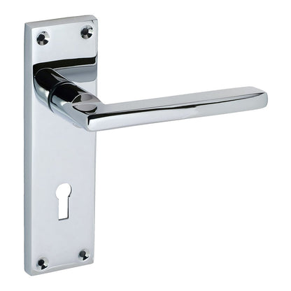 Frisco Eclipse Polished Chrome Auriga Lever Set (Pre-Pack) - JJ Building Materials