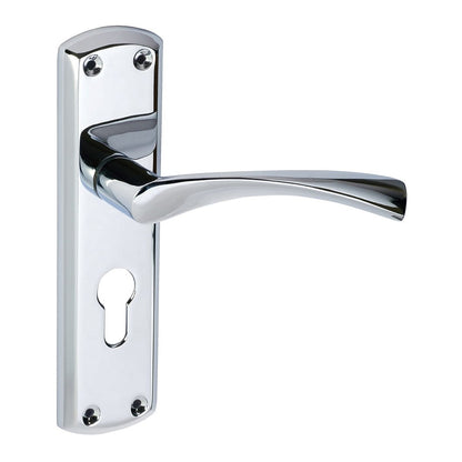 Frisco Eclipse Polished Chrome Monza Lever Set - JJ Building Materials