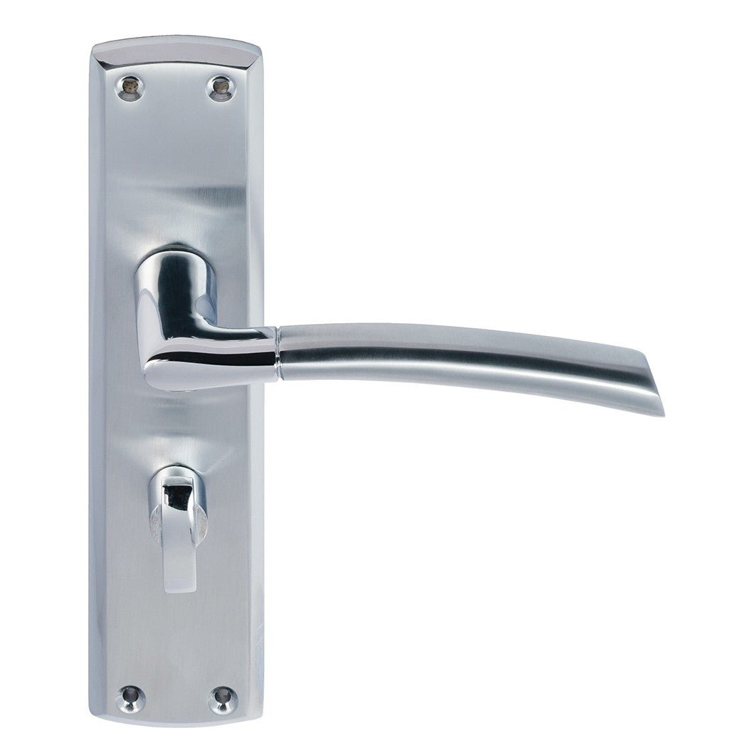 Frisco Eclipse Polished Chrome/Satin Chrome Tifosi Lever Set - JJ Building Materials