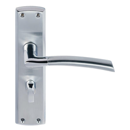 Frisco Eclipse Polished Chrome/Satin Chrome Tifosi Lever Set - JJ Building Materials
