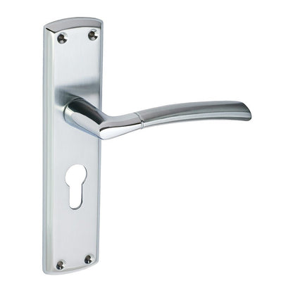 Frisco Eclipse Polished Chrome/Satin Chrome Tifosi Lever Set - JJ Building Materials