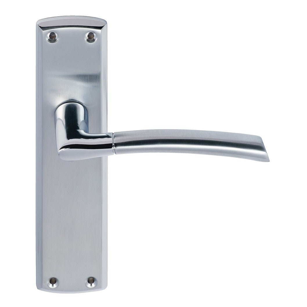 Frisco Eclipse Polished Chrome/Satin Chrome Tifosi Lever Set - JJ Building Materials
