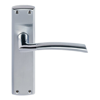Frisco Eclipse Polished Chrome/Satin Chrome Tifosi Lever Set - JJ Building Materials