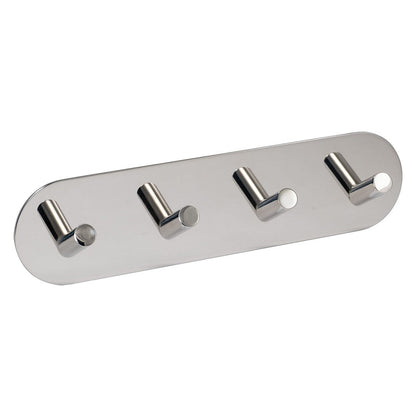 Frisco Eclipse Quad Angled Self-Adhesive Coat Hook - JJ Building Materials