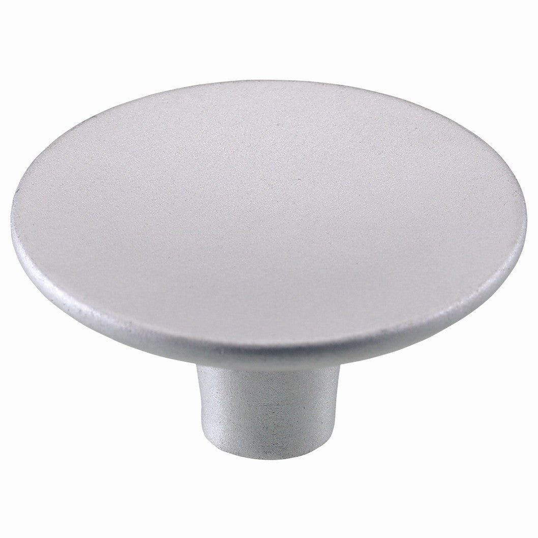 Frisco Eclipse Satin 38mm Anodised Aluminium Dish Knob - Pack of 2 (Pre-Pack) - JJ Building Materials