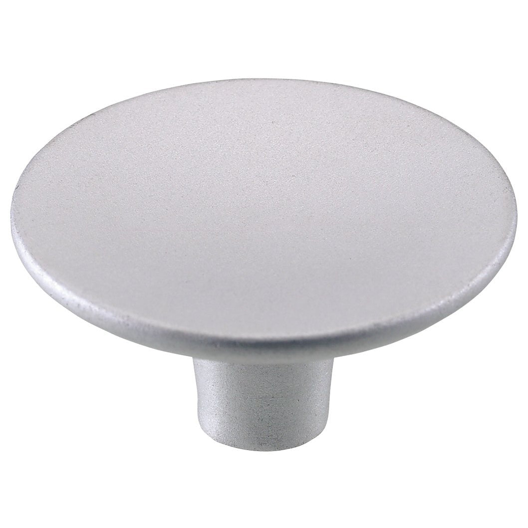 Frisco Eclipse Satin Anodised Aluminium 38mm Dish Cupboard Knob - JJ Building Materials