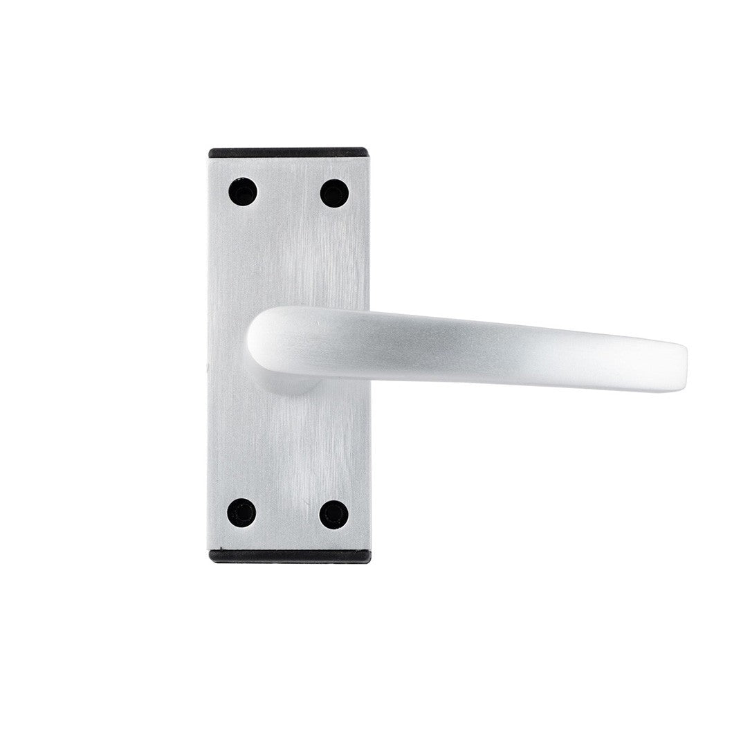 Frisco Eclipse Satin Anodised Aluminium Black End Cap Lever Set - JJ Building Materials