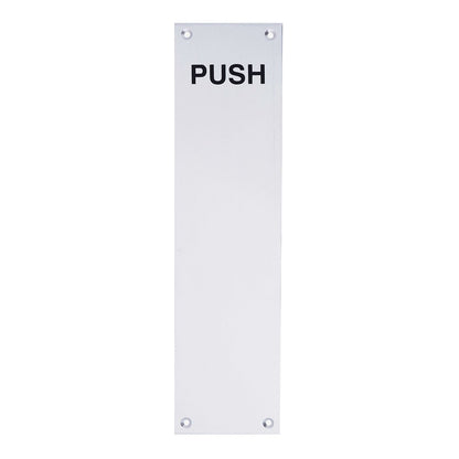Frisco Eclipse Satin Anodised Aluminium Finger Plate - JJ Building Materials