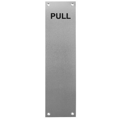 Frisco Eclipse Satin Anodised Aluminium Finger Plate - JJ Building Materials