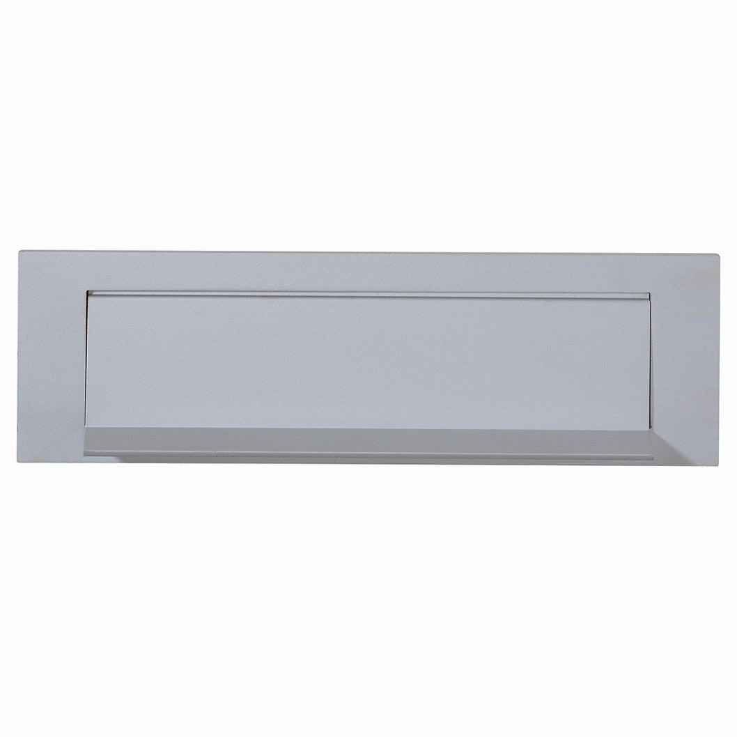 Frisco Eclipse Satin Anodised Aluminium Letter Plate Rear Fix (Pre-Pack) - JJ Building Materials