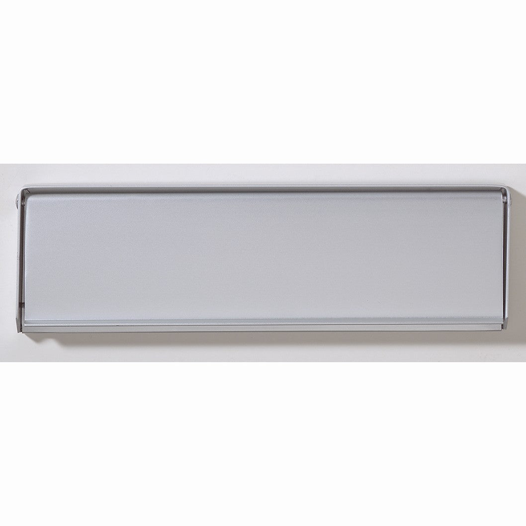 Frisco Eclipse Satin Anodised Aluminium Letter Plate Unsprung (Face Fix) - JJ Building Materials