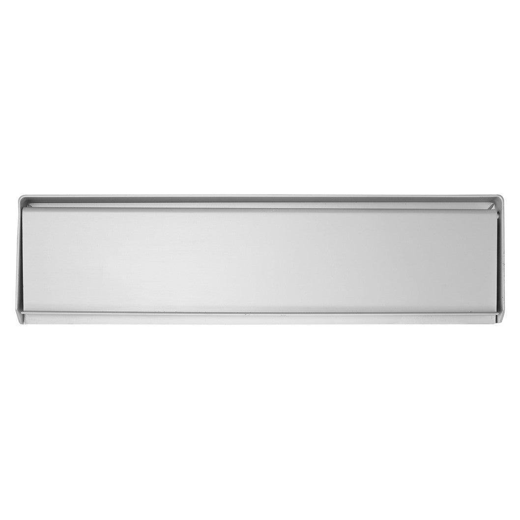 Frisco Eclipse Satin Anodised Aluminium Letter Plate Unsprung (Face Fix) - JJ Building Materials