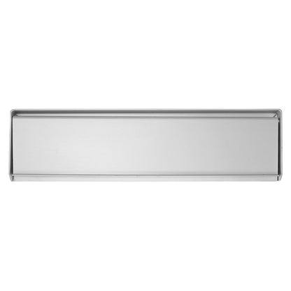 Frisco Eclipse Satin Anodised Aluminium Letter Plate Unsprung (Face Fix) - JJ Building Materials