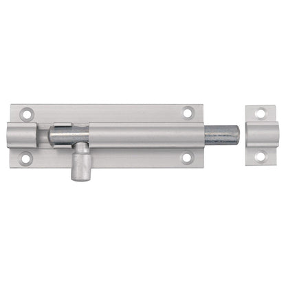 Frisco Eclipse Satin Anodised Aluminium Straight Barrel Bolt (Pre-Pack) - JJ Building Materials