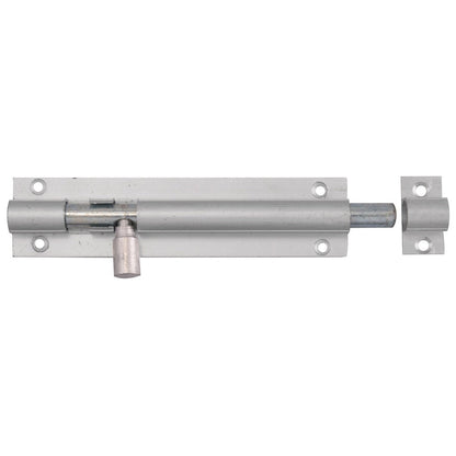 Frisco Eclipse Satin Anodised Aluminium Straight Barrel Bolt (Pre-Pack) - JJ Building Materials