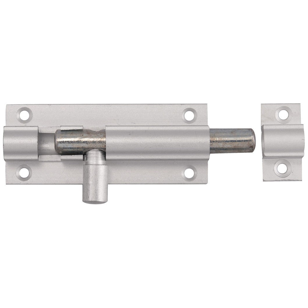 Frisco Eclipse Satin Anodised Aluminium Straight Barrel Bolt (Pre-Pack) - JJ Building Materials