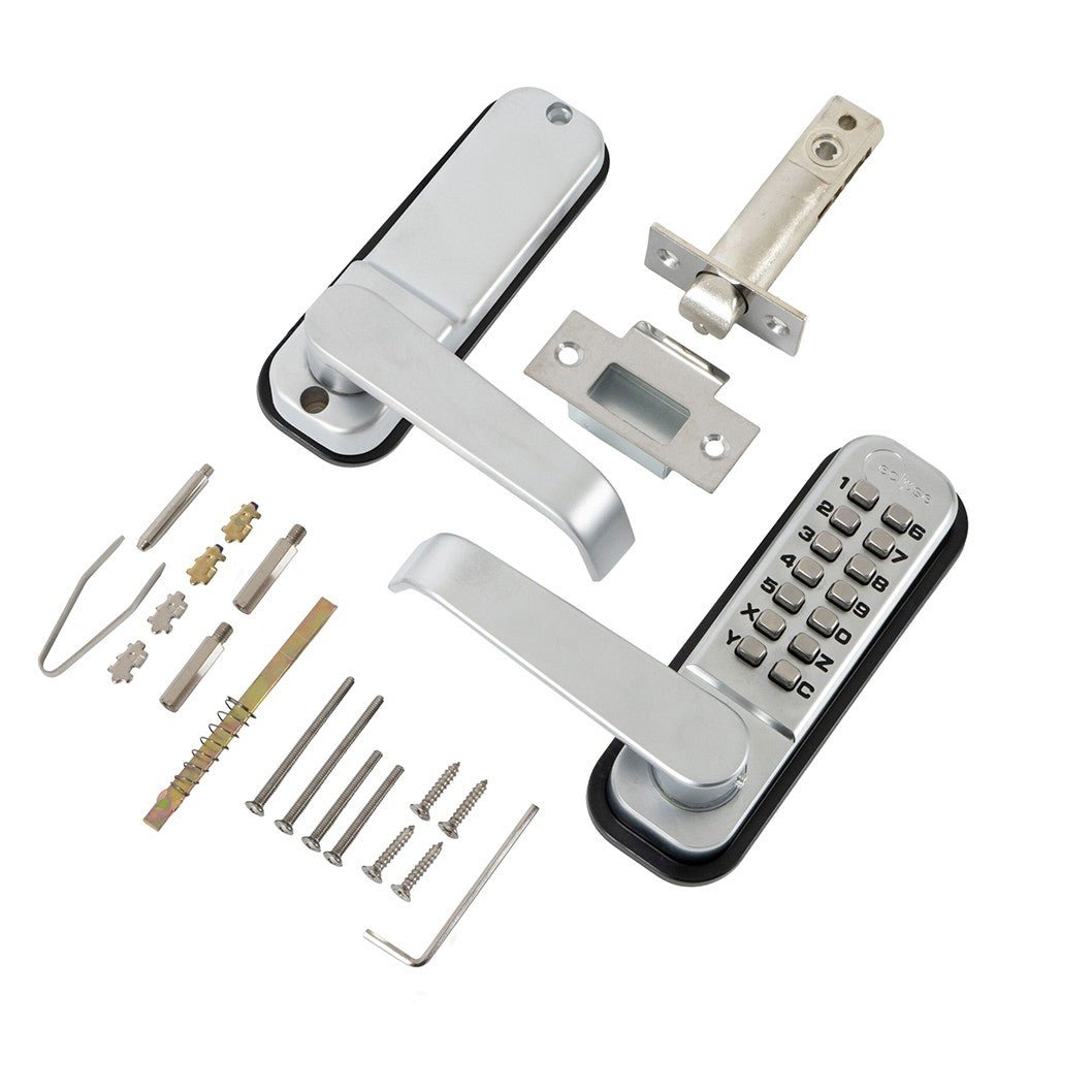Frisco Eclipse Satin Chrome ED40 SCP Lever Handle Digital Lock - JJ Building Materials