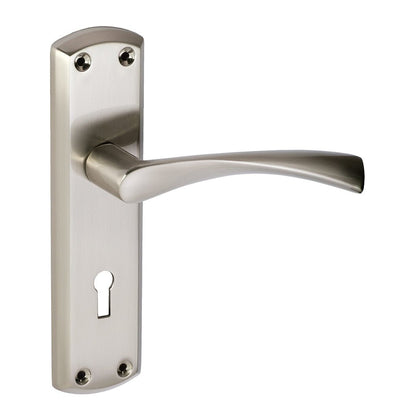 Frisco Eclipse Satin Nickel Monza Lever Set (Pre-Pack) - JJ Building Materials