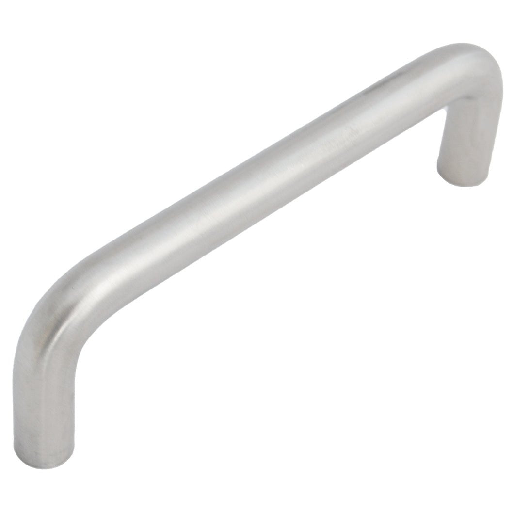 Frisco Eclipse Satin Stainless Steel 100x10mm D Shaped Cabinet Handle - JJ Building Materials