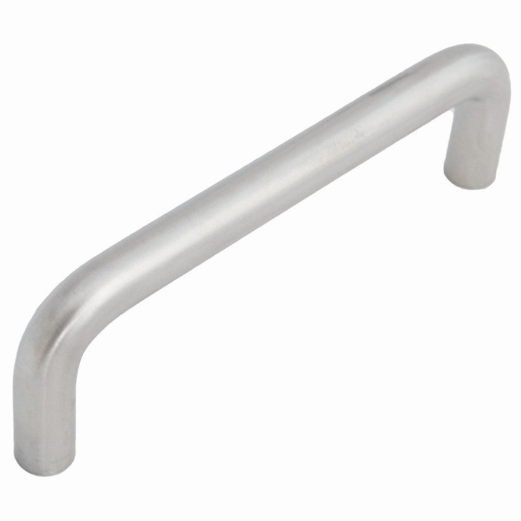 Frisco Eclipse Satin Stainless Steel 100x10mm D Shaped Cabinet Handle (Pre-Pack) - JJ Building Materials