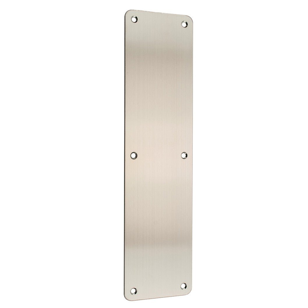 Frisco Eclipse Satin Stainless Steel 400x75mm Finger Plate (Pre-Pack) - JJ Building Materials