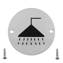 Frisco Eclipse Satin Stainless Steel 76mm Shower Symbol - JJ Building Materials