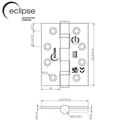 Frisco Eclipse Satin Stainless Steel Bathroom DIN kit - JJ Building Materials