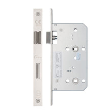Frisco Eclipse Satin Stainless Steel Din Bathroom Lock Square 60mm - JJ Building Materials