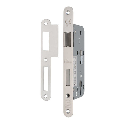 Frisco Eclipse Satin Stainless Steel Din Euro Sashlock Radius 60mm - JJ Building Materials