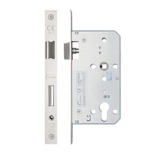 Frisco Eclipse Satin Stainless Steel Din Euro Sashlock Square 60mm - JJ Building Materials